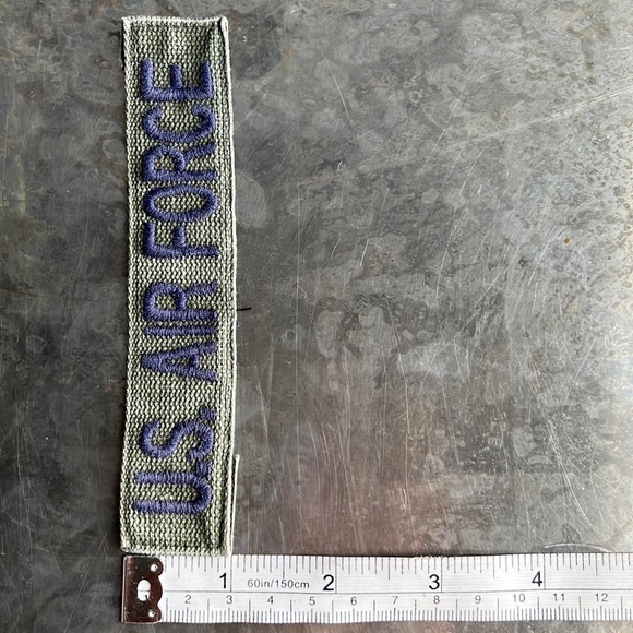 U.S. AIR FORCE embroidered tape patch - Vintage - Picture 9 of 10